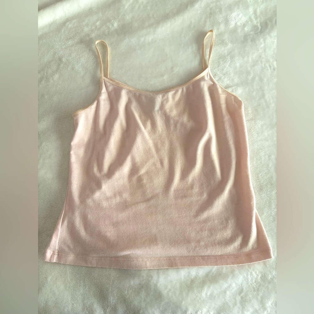 Old Navy Women’s Light Pink Perfect Fit Stretch Camisole Top, Small